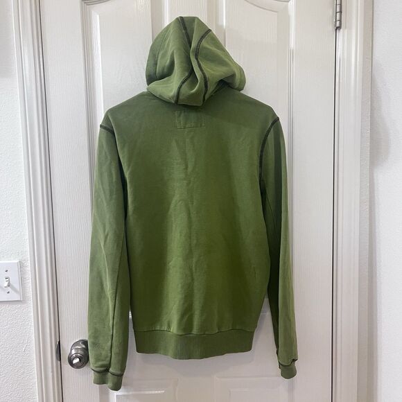 Energie B Corps 45 by Sixty Green Full Zip Hoodie Distressed Women's Size Small - Picture 14 of 16